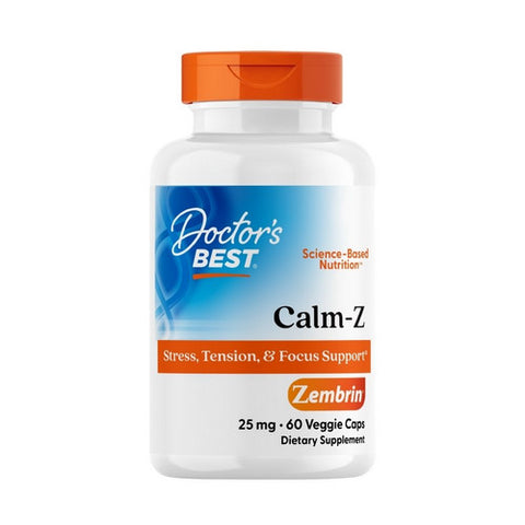 Doctors Best, Calm with Zembrin, 25 mg, 60 Veg Caps