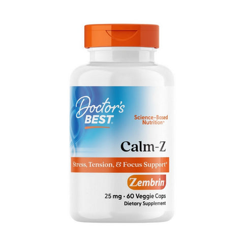 Doctors Best, Calm with Zembrin, 25 mg, 60 Veg Caps