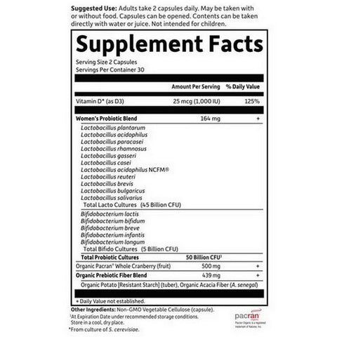 Garden of Life, Dr. Formulated Probiotics Urinary Tract Plus, 60 Caps