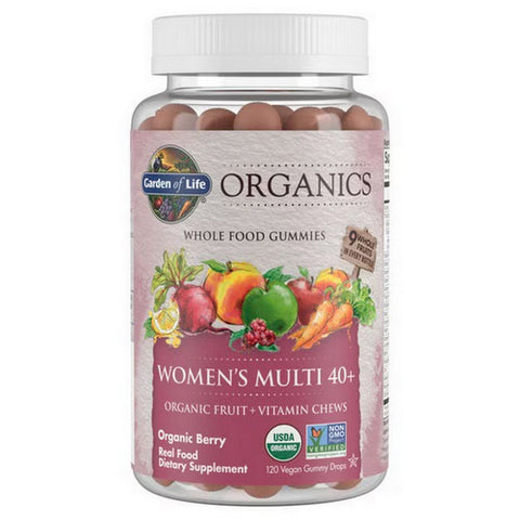 Garden of Life, Organics Women's Multi 40 plus, Organic Berry 120 Chews