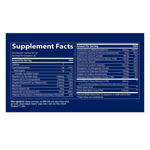 Trace Minerals, Electrolyte Stamina Power Pack, Pomegranate Blueberry 30 Packets