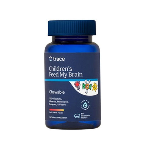 Trace Minerals, Feed My Brain - For Children, 60 Wafers