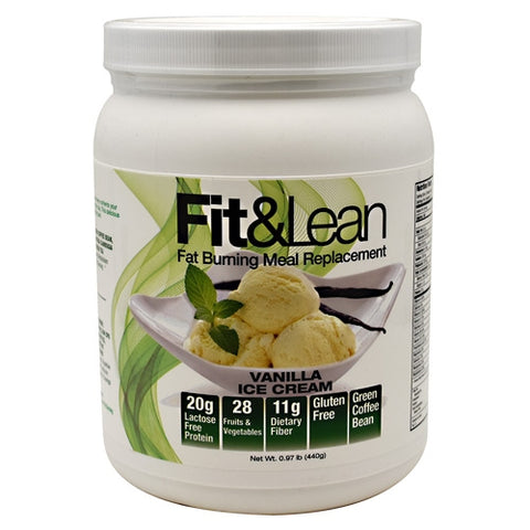 Maximum Human Performance, Fit & Lean Fat Burning Meal Replacement, Vanilla 1 lbs