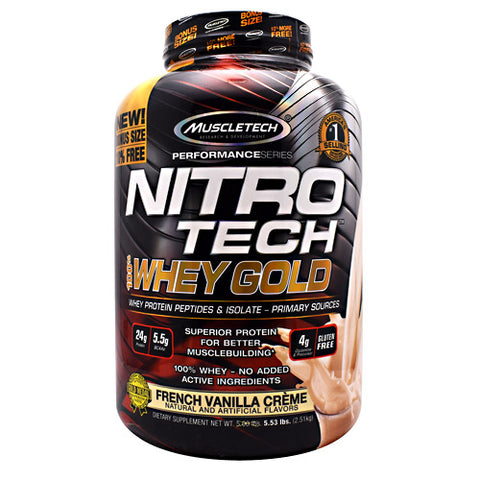 Muscletech, Nitro-Tech 100%Whey Gold, Chocolate 35 Servings