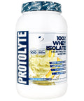 Protolyte 100% Whey Isolate Protein Powder Vanilla Cake Batter 1.63 Lbs by VMI Sports