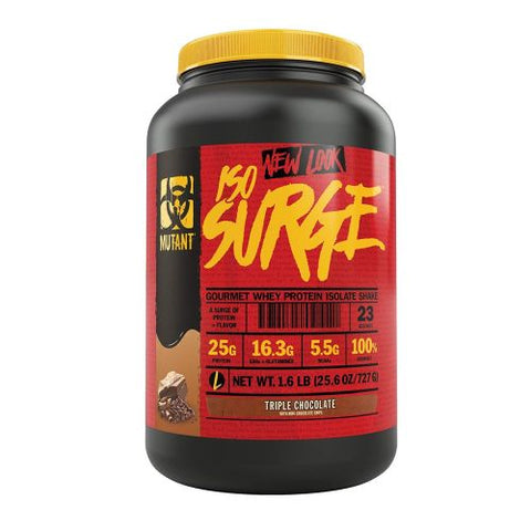 Mutant, Iso Surge, Chocolate Triple 1.6 lbs