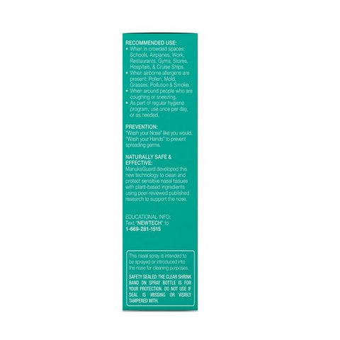 Manuka Guard, Nasal Spray Medical Grade, 1.3 Oz