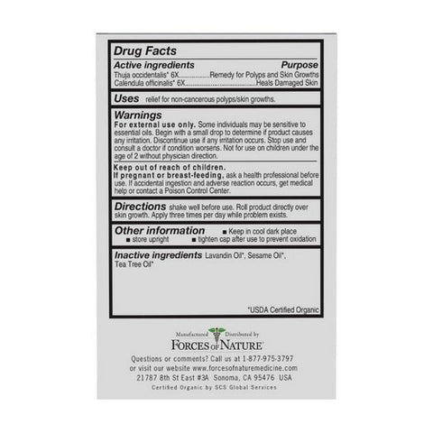 Forces of Nature, Skin Tag Control Extra Strength, 4 ml