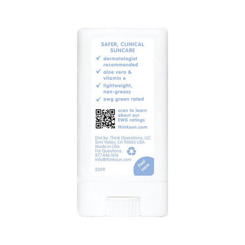 Thinkbaby, Face And Body Stick Mineral Sunscreen SPF 30, .64 Oz
