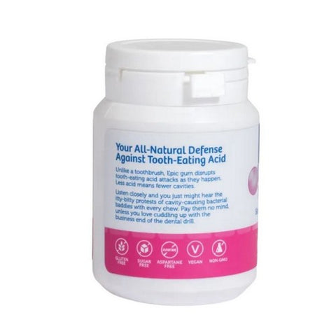 Epic Dental, Xylitol Sweetened Gum, Bubblegum 50 Count