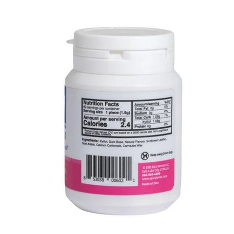 Epic Dental, Xylitol Sweetened Gum, Bubblegum 50 Count