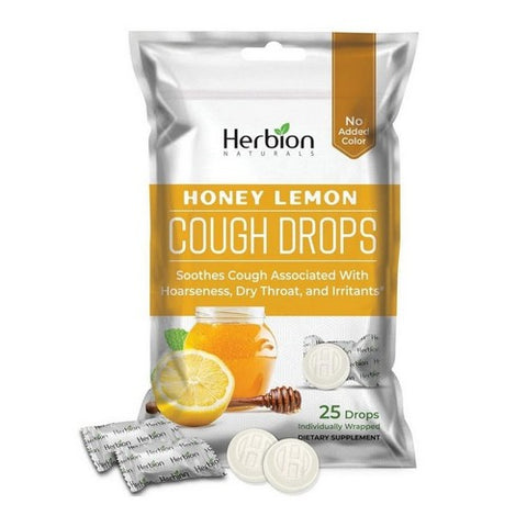 Herbion Naturals, Cough Drops, Honey 25 Count