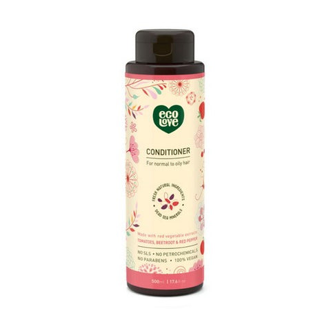 Eco Love, Red Vegetables Conditioner For Normal To Oily Hair, 17.6 Oz
