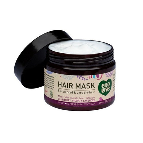 Eco Love, 100% Vegan Hair Mask, 11.8 Oz