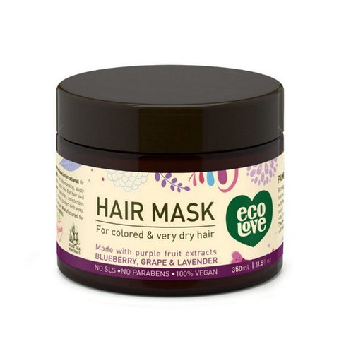 Eco Love, 100% Vegan Hair Mask, 11.8 Oz