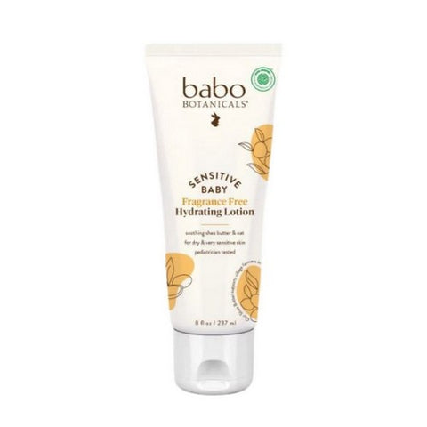Babo Botanicals, Sensitive Baby Daily Hydra Lotion, Fragrance Free, 8 Oz