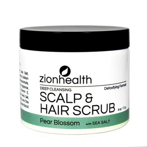 Zion Health, Deep Cleansing Scalp & Hair Scrub, 4 Oz
