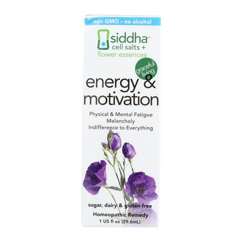 Sidda Flower Essences, Energy & Motivation, 1 Oz