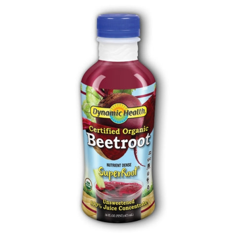 Dynamic Health Laboratories, Organic 100% Beet Juice, 16 Oz