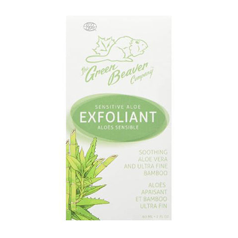 Green Beaver, Sensitive Aloe Exfoliant, 2 Oz