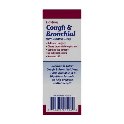 Boericke & Tafel, Cough & Bronchial Syrup, 8 FL Oz