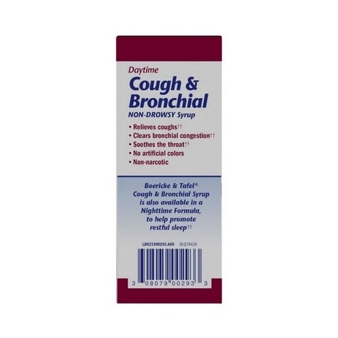 Boericke & Tafel, Cough & Bronchial Syrup, 4 Fl Oz