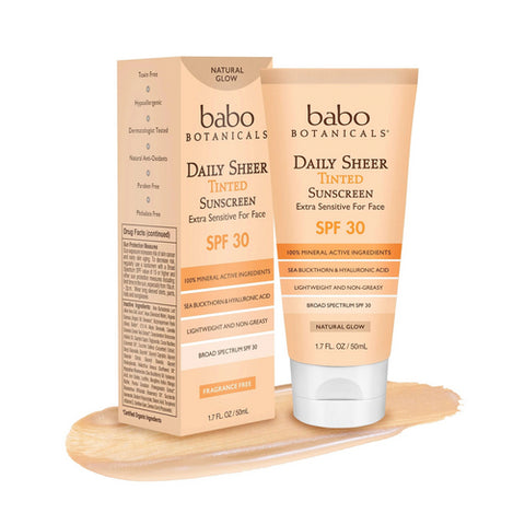 Babo Botanicals, Daily Sunscreen Sheer SPF 30, 1.7 Oz