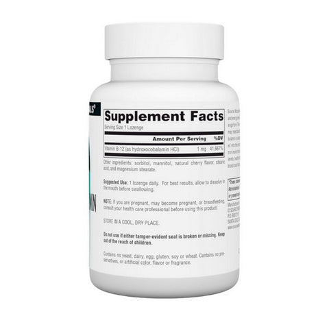 Source Naturals, Hydroxocobalamin Cherry Lozenge, 1 mg, 240 L  Ozenges