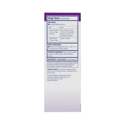 Boericke & Tafel, Nighttime Cough & Bronchial Syrup, 8 Oz