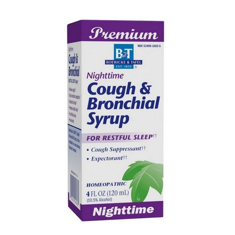 Boericke & Tafel, Nighttime Cough & Bronchial Syrup, 4 Fl Oz