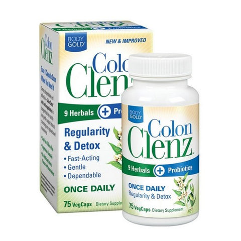 Body Gold, Colon Clenz, 75 Count
