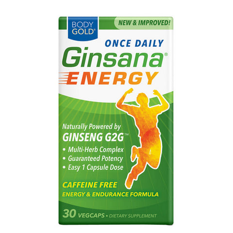 Body Gold, Ginsana Energy, 30 Count