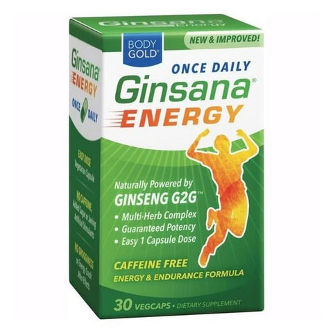 Body Gold, Ginsana Energy, 30 Count