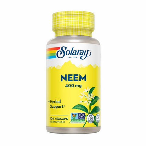 Solaray, Neem Leaf Organically Grown, 400 mg, 100 Veg Caps