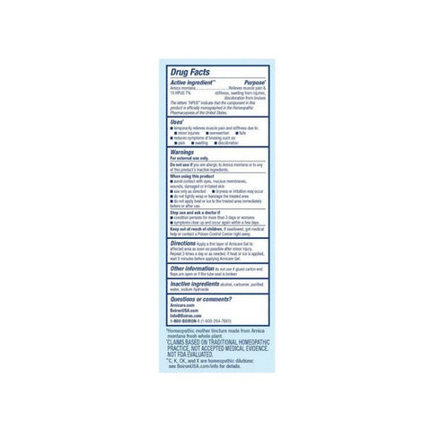 Boiron, Arnicare Arnica Gel, 2.6 Oz