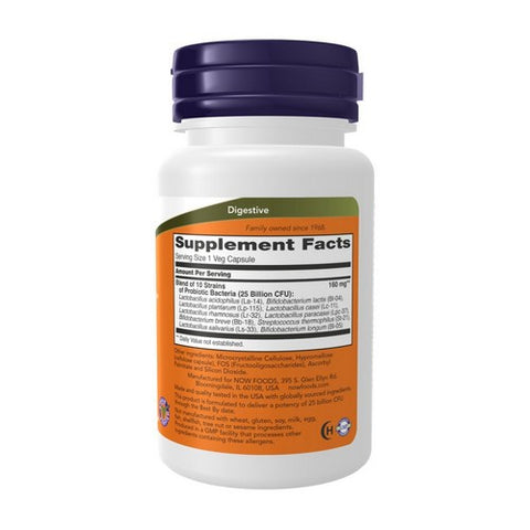 Now Foods, Probiotic-10 25 Billion, 30 Veg Caps