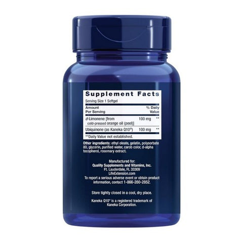 Life Extension, Super Absorbable CoQ10, 100 mg, 60 Softgels