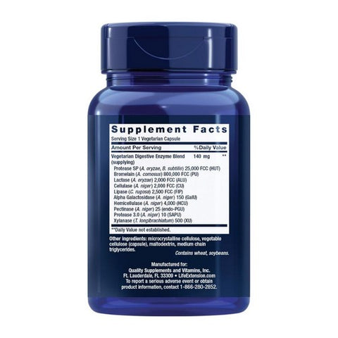 Life Extension, Enhanced Super Digestive Enzymes, 60 Veg Caps