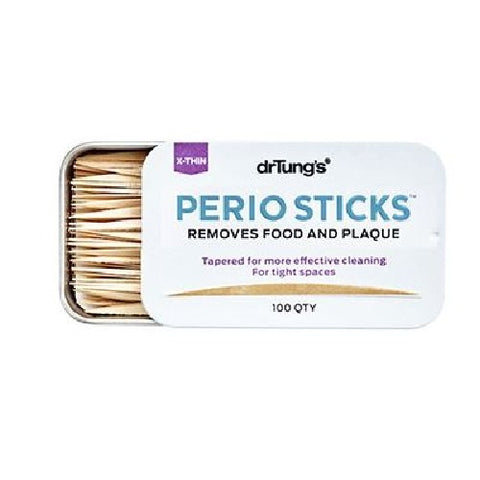 Dr. Tungs Products, Perio Sticks X-Thin, 100 Count