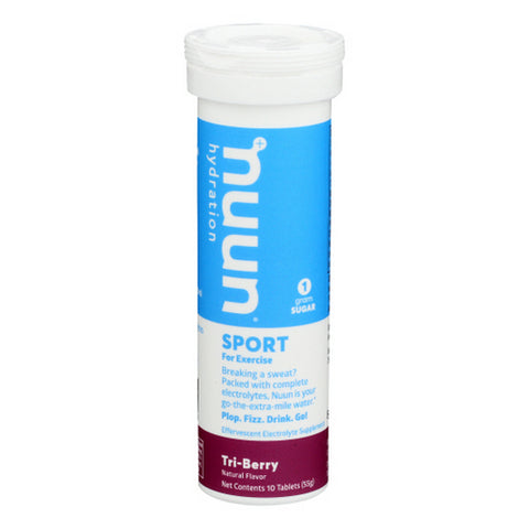 Nuun, Tri-Berry Electrolyte Enhanced, 10 Tabs