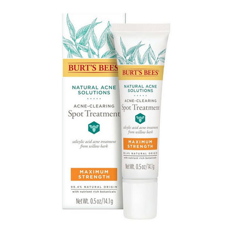 Burts Bees, Acne Solutions Maximum Strength Spot Treatment Cream, 0.5 Oz