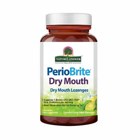 Nature's Answer, Periobrite Dry Mouth Lozenges, 100 Count