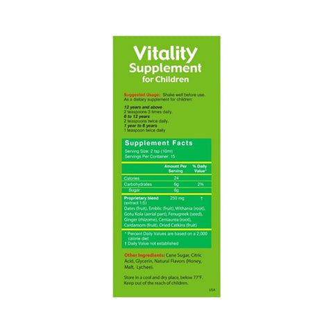 Herbion Naturals, Vitality Supplement for Children, 5 Oz