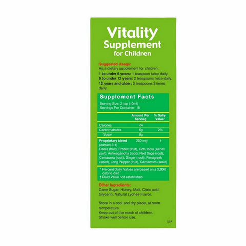 Herbion Naturals, Vitality Supplement for Children, 5 Oz