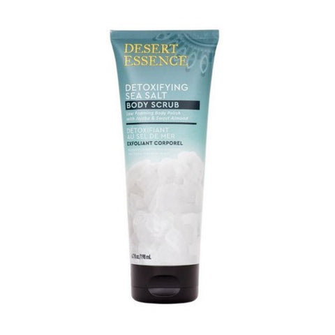 Desert Essence, Detoxifying Sea Salt Body Scrub, 6.7 Oz