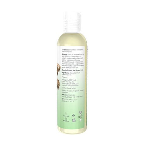 Now Foods, Organic Castor Oil, 8 Oz