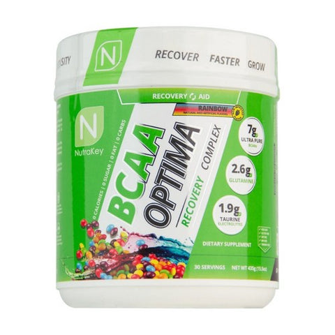 BCAA Optima Post Workout Recovery Complex Rainbow 30 Servings by Nutrakey