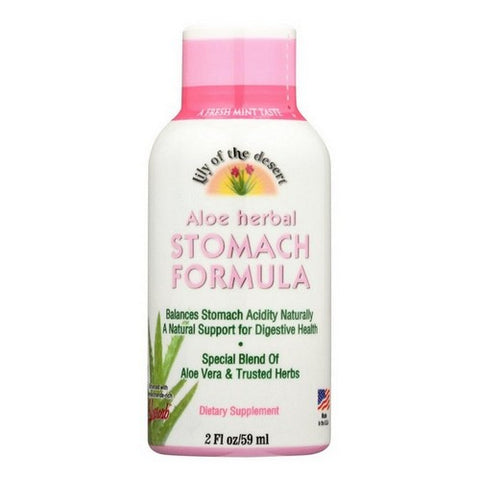 Lily Of The Desert, Fresh Mint Stomach Formula Shot, 2 Oz