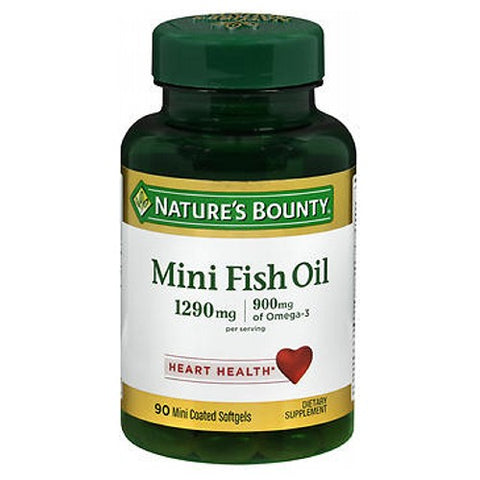 Nature's Bounty, Fish Oil Omega-3, 1290 mg, 24 X 90 Mini Softgels