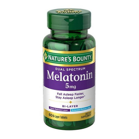 Nature's Bounty, Nature's Bounty Melatonin, 5 mg, 24 X 60 Softgels